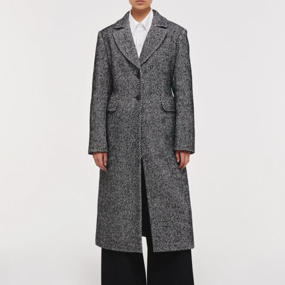 ALIGNE Kali Midi Herringbone Coat